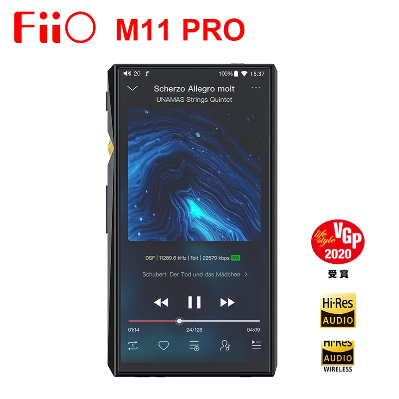 FIIO-reproductor de música M11 PRO Samsung Exynos 7872, reproductor de música Portátil con Bluetooth, Android 7,0, MP3, AK4497EQ, DAC, DSD256