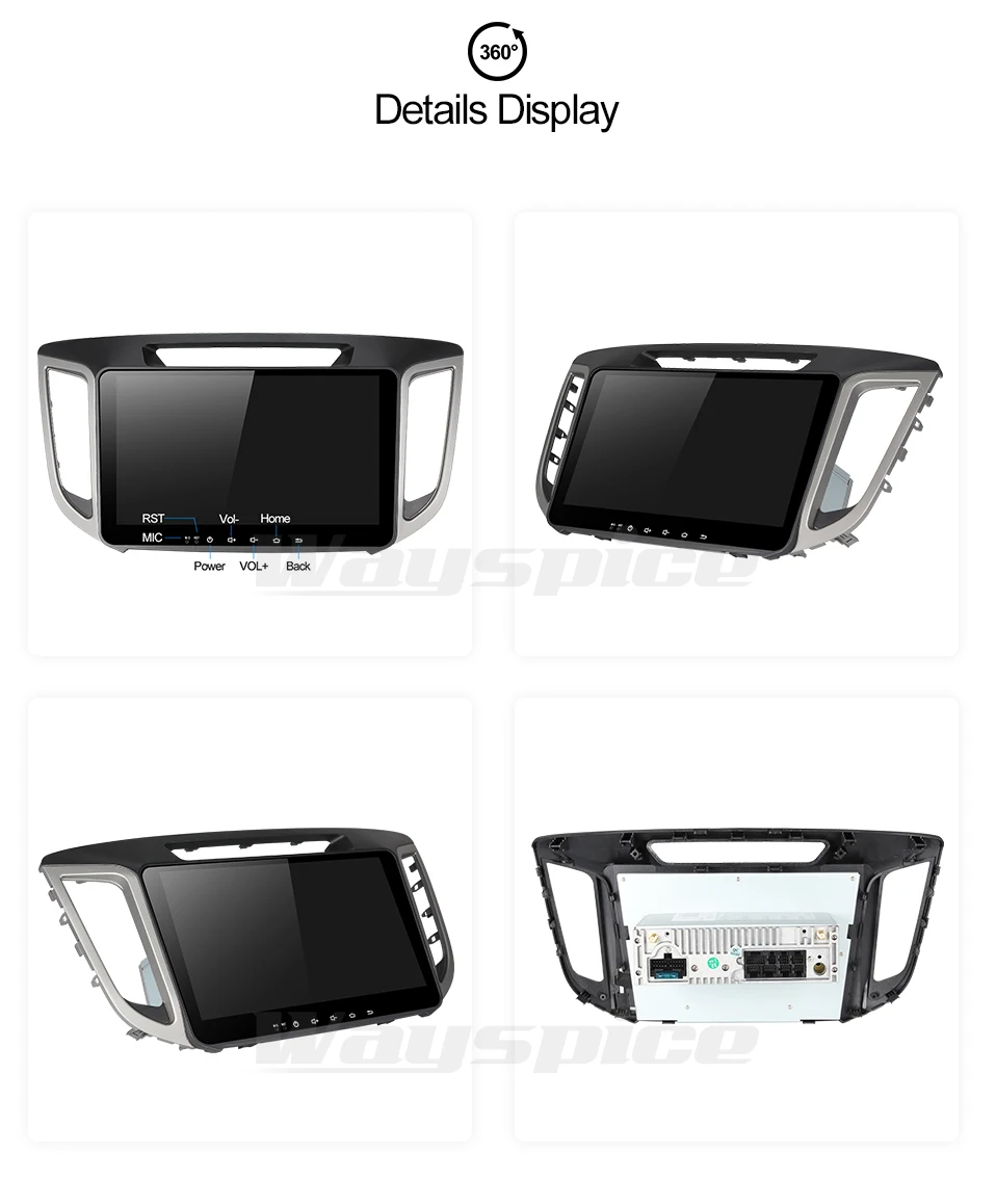 4G ram автомобильный навигационный dvd-плеер 1024*600 для HYUNDAI IX25 CRETA gps стерео автомобильный мультимедийный плеер dvd android 9,0 PX6