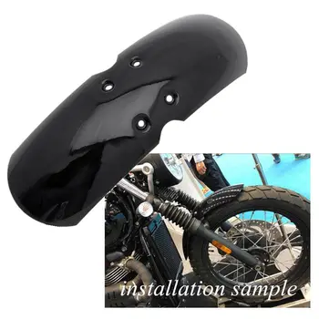 

1pcs Motorcycle Short Front Fender Mudguard For Triumph Bonneville T100 Scrambler Thruxton 900 2001-2017 Black Motor Accessories