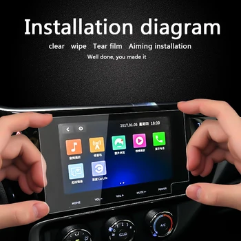 

For Toyota Corolla 2018 2019 Touch Screen Navigation Screen Film Center Console Screen Protective Film