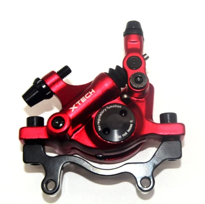 red rear ZOOM HB-100 MTB велосипед тормоз масло дисковый тормоз велосипедный суппорт электрический скутер Гидравлический дисковый тормоз наборы - Цвет: red rear