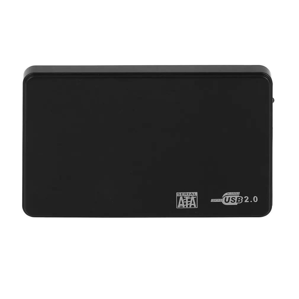 2,5 дюймовый USB HDD корпус Sata для USB 2,0 жесткий диск SATA внешний корпус HDD корпус для жесткого диска с USB кабелем