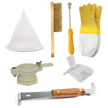 

Beekeeping Tool Kit, Gloves, Beekeeping Starter Kit Beekeeping Professional and Beginner Beekeeping Equipment Tools