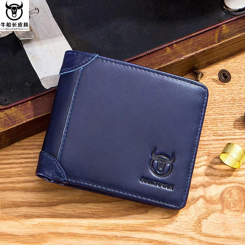 

Function Business Affairs Leisure Time Male Short Fund Head Layer Cowhide Youth Driver's License Wallet Card Package Purse