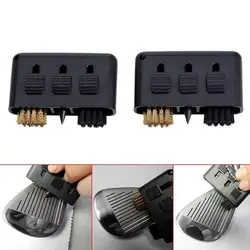 Mini Golf Club Brush Compact Multi-functional 3 In 1 Debris Removal Pocket Sized Putter Wedge Shoes Cleaning Brush for Outdoor