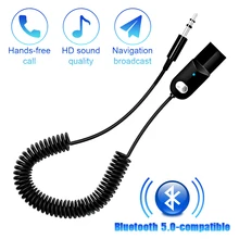 

USB Wireless Aux Bluetooth Adapter Dongle Cable For Car 3.5mm Jack Aux Bluetooth 5.0 Receiver Speaker Audio Music Transmitter