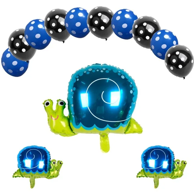Bee Frog Ladybug Snail Aluminum Film Balloon Set Children's Toy Birthday Party Banquet Decoration D