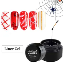 5 цветов картина домашний салон тянет шелк маникюрный гель для ногтей набор комплект лаков пальто лак для рисования провода DIY точка к линии