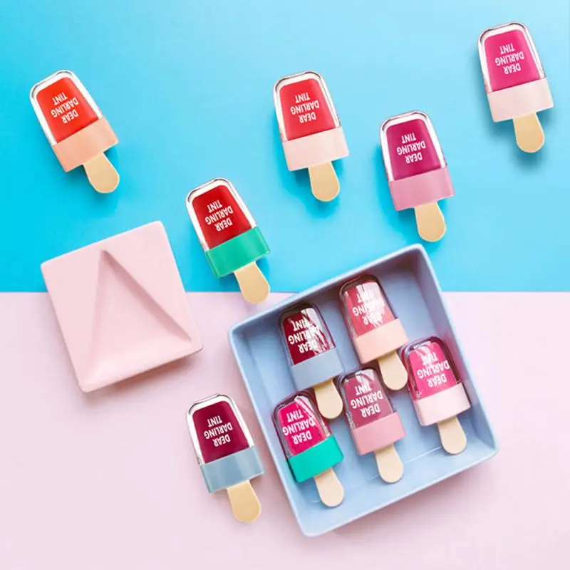 6Pcs/set NOVO Korean Ice Cream lip gloss liquid lipstick waterproof lip tint cute lipgloss Long Lasting korean cosmetics TSLM1 6Pcs/set NOVO Korean Ice Cream lip gloss liquid lipstick waterproof lip tint cute lipgloss Long Lasting korean cosmetics TSLM1