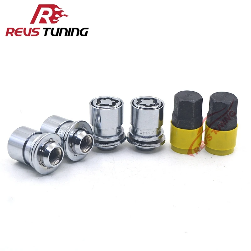 Automotive M12x1.5 Alloy Steel Anti Theft Security Lock Nut Wheel Lug