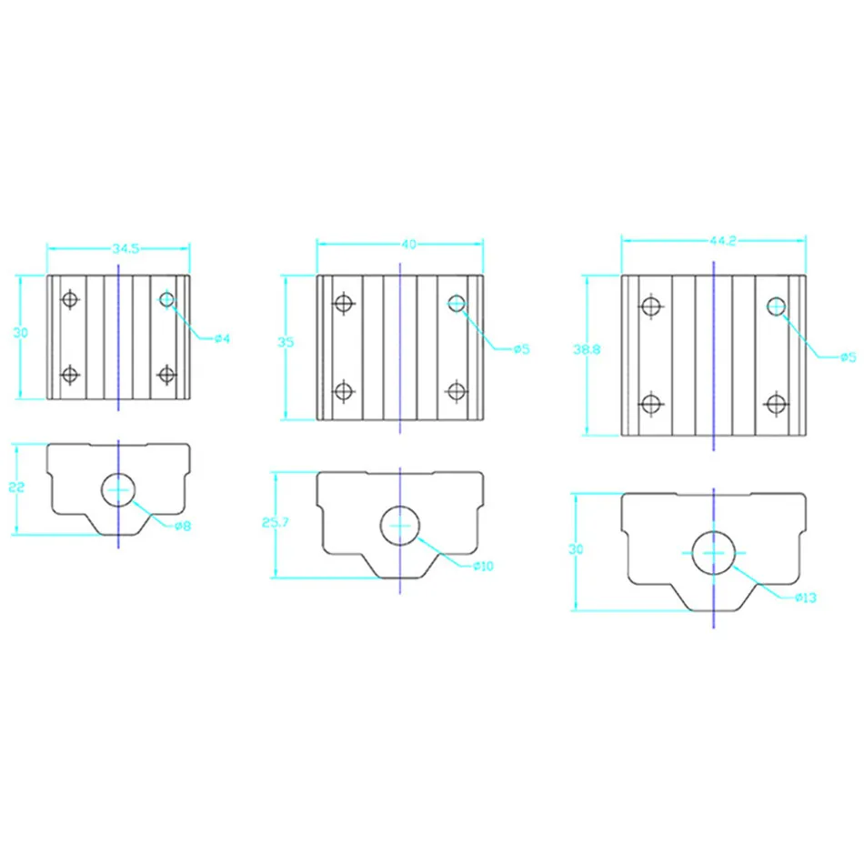 4PK 3d принтер части линейный подшипник скольжения SC6UU SC8UU SC10UU SC12UU SC16UU SCS20UU аксессуары несколько прокатных колонн