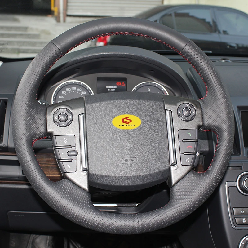 Чехол на руль для Land Rover Freelander 2 2013 2015 кожаный чехол руль|Чехлы руль| |