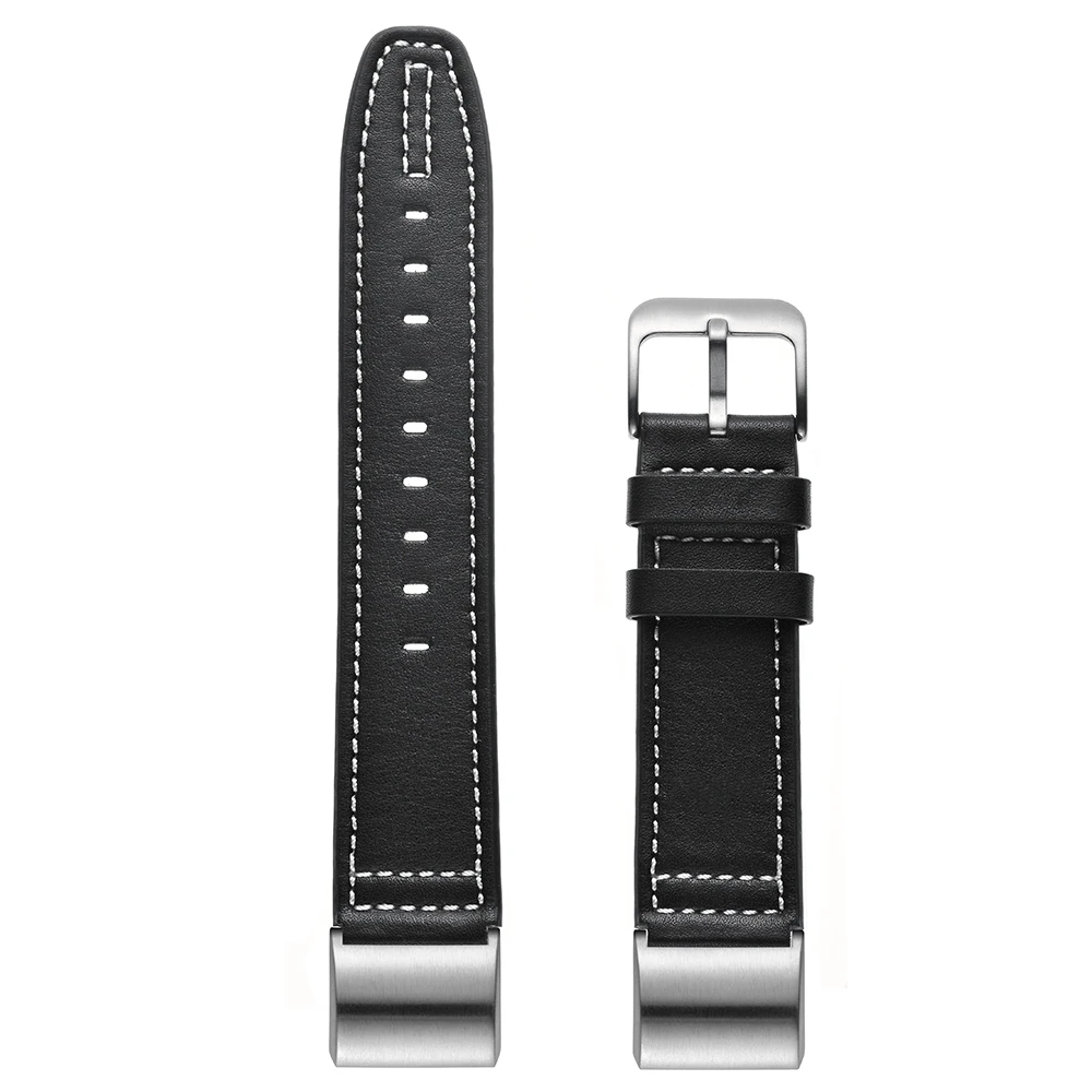 Для FitBit Charge 2 кожаный ремешок браслет с регулируемой длиной дышащая натуральная кожа быстросъемный сменный ремешок для часов