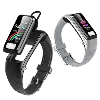 

H207 Bluetooth Earphone Bracelet Smart Band Watch Fitness Tracke Smart Watch Men Women Waterproof Smart Bracelet ECG