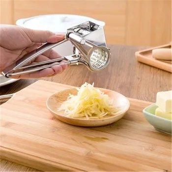 

Cheese Grater Rotory With Container Stainless Steel Hand-crank Rotary Shredder 2020 New Arrival For Home Decor Free Shipping x1#