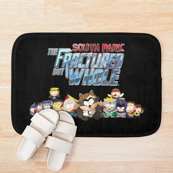 

Fractured but Whole Characters Bath Mat 3d Pattern Print Bath Mats Anti Slip Soft Washable Bathroom Mat