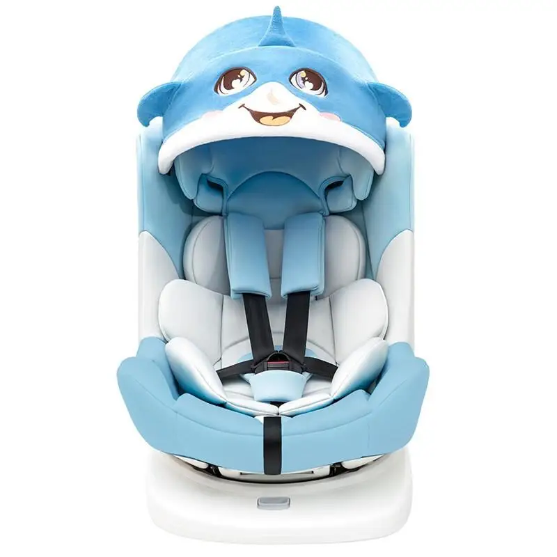 Детское безопасное сиденье для автомобиля, детское кресло 360, простое портативное универсальное автомобильное кресло для детей 0-12 лет - Цвет: blue