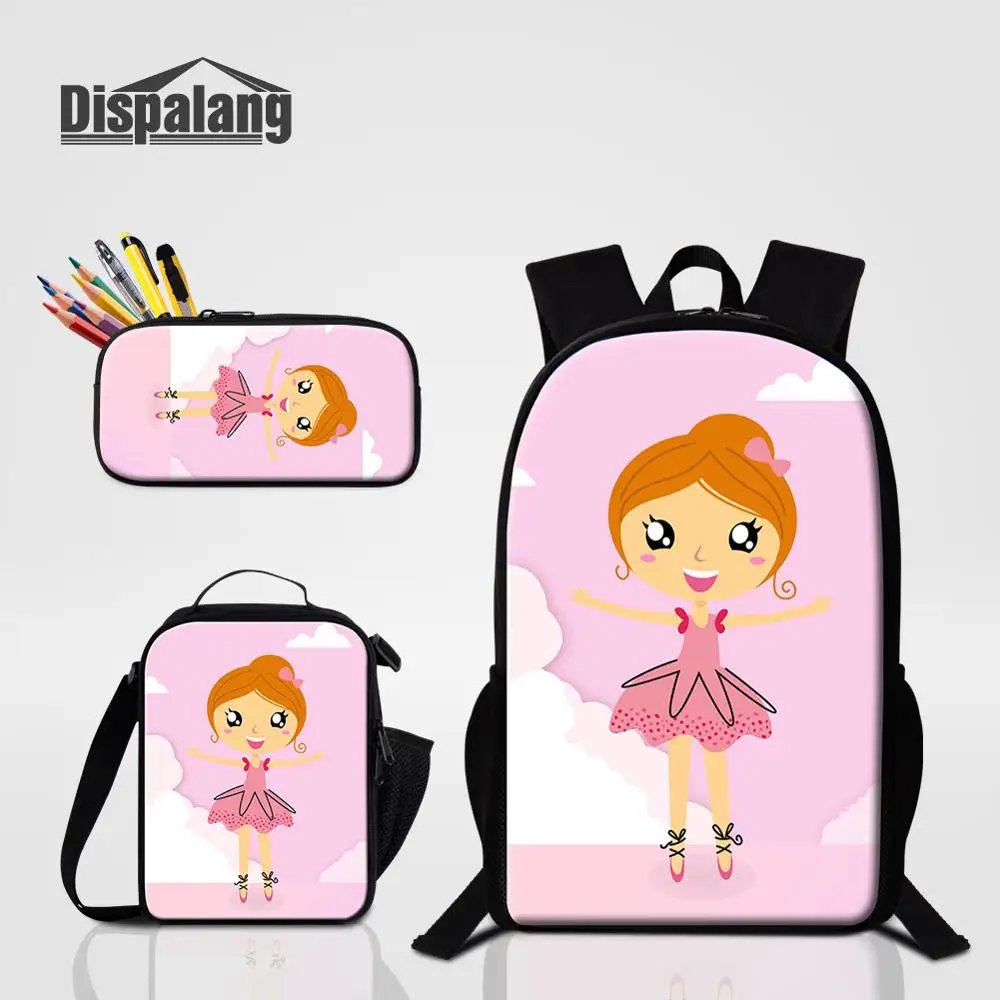 3 PCS Set09 Русский талисман Матрёна Матрёшка кукла рюкзак с Обеденным кулером Сумка-Карандаш Чехол для школьниц ПРЕКРАСНАЯ школьная сумка рюкзак - Цвет: 3 PCS Set09