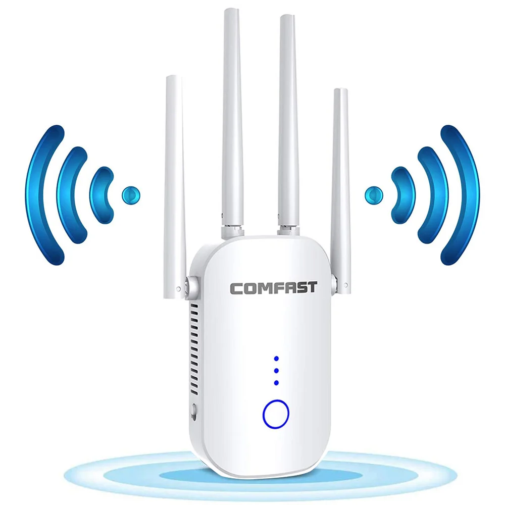 Repetidor De Sinal 2.4G 5Ghz WiFi Repeater Booster 300M 1200Mbps WiFi  Amplifier 5G Long Range Extender Access Point Puissant - AliExpress