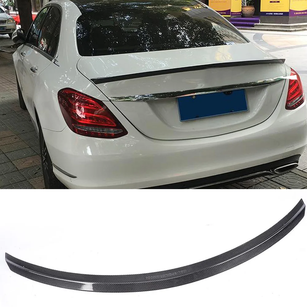 Задний спойлер из углеродного волокна класса C для крышки багажника Mercedes Benz W205 C63