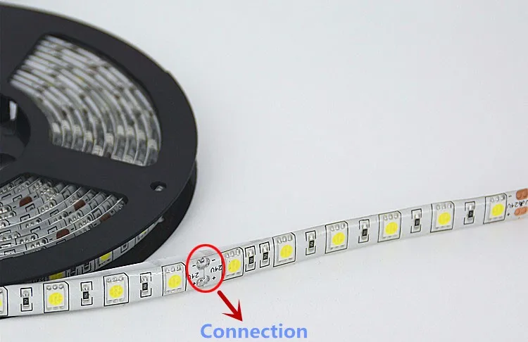 DC 5V 12V 24 V Светодиодная лента RGB 5050 5M PC водонепроницаемая гибкая светодиодная лента RGB 5 12 24 V Лента светодиодная лента ТВ ПОДСВЕТКА лента