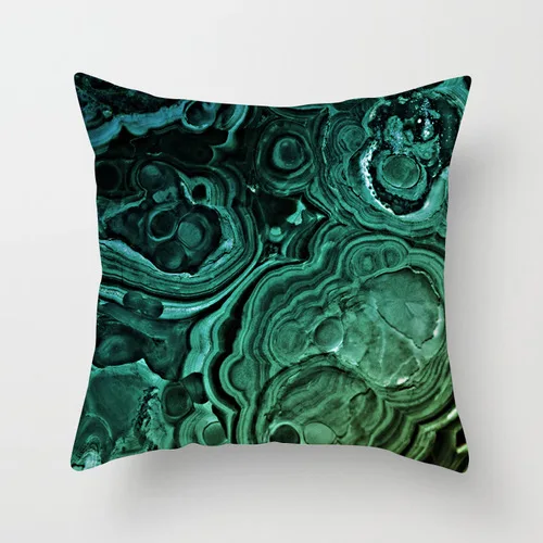 Marble simple abstract geometry pillow pillow short plush pillowcase customization christmas cushions Cushions