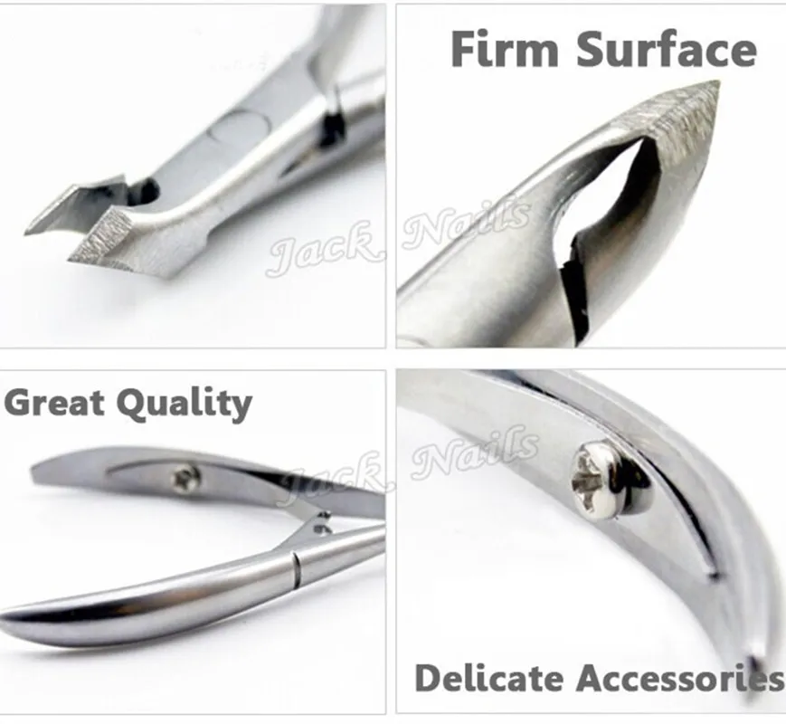 Stainless Steel Cuticle Nail Nipper Clipper Nail Art Manicure Pedicure Care Trim Plier Cutter Beauty Scissors Tools