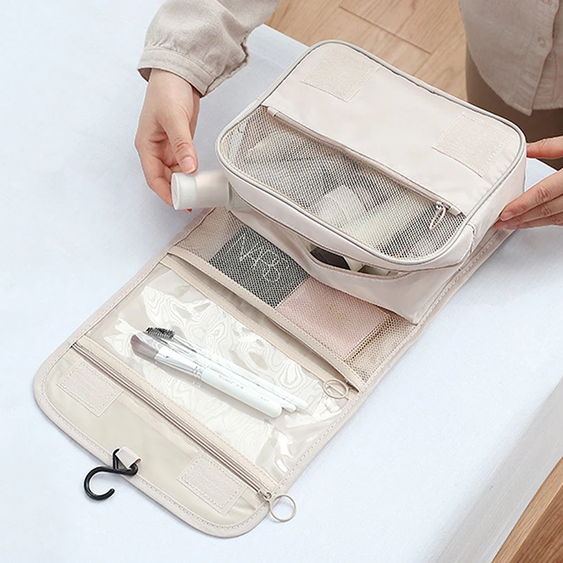 Ladies Travel Portable Makeup Bag Unisex Hanging Men Washing Cosmetic Storage Brand Toothbrush Toiletry Kits Organizer Bags | Багаж и