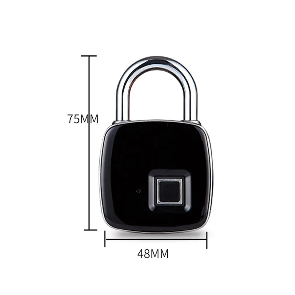 Отпечаток пальца электронный интеллектуальный дверной замок без ключа USB Перезаряжаемый замок металлический чип приложение дистанционное управление разблокировка