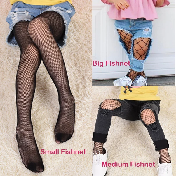 Meia Arrastão Infantil Para Meninas, Meia Calça De Malha Para Bebês, Meias  Longas Para Crianças, 110-150cm - Meias-calças E Collants - AliExpress