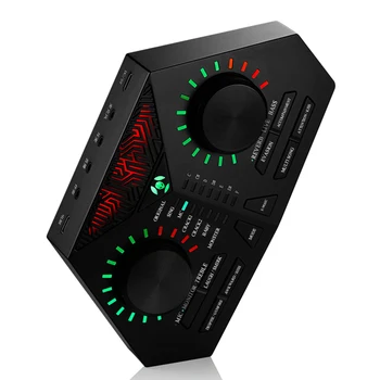 

Max730 Singing Sound Card Headset Live Broadcast USB Computer Mobile Phone Audio Microphone Cable External