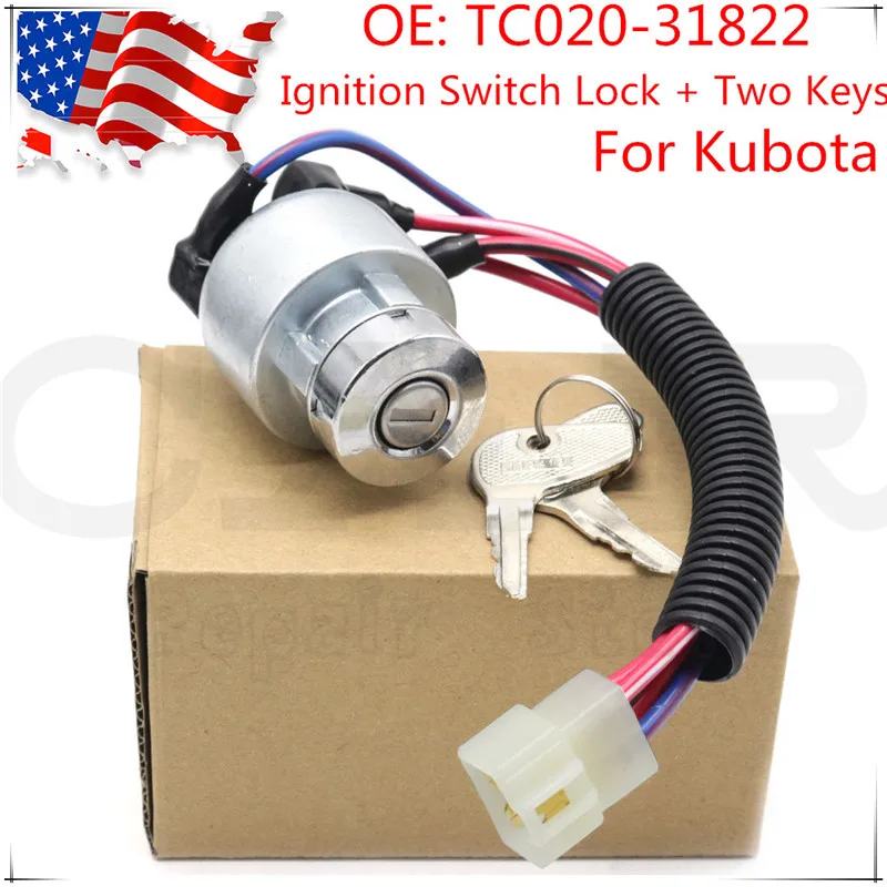 Details about   Ignition Switch for Kubota L3000DT L3000F L3400DT/HST L3400F L3700 L3800 