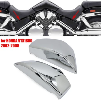 

Chrome Battery Side Covers for HONDA VTX1800 2002 2003 2004 2005 2006 2007 2008 Chrome / Black Side Battery Cover Protect