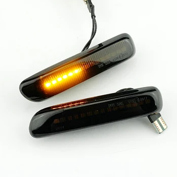 

Pair Dynamic Led Side Marker Flowing Turn Signal Light Indicator Blinker For BMW E46 Coupe Compact Cabriolet Touring Saloon