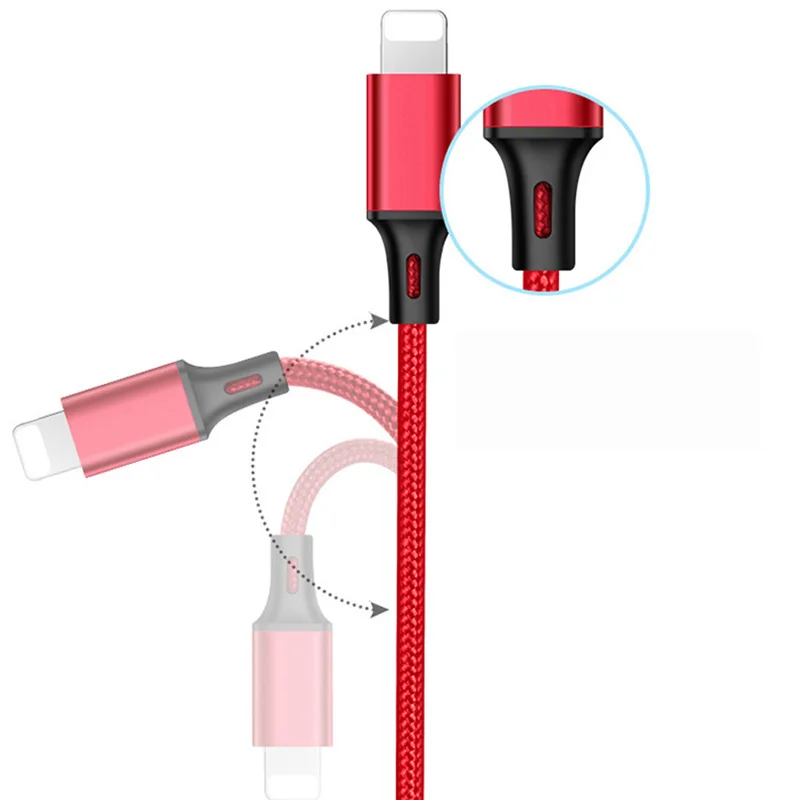 Cafele USB кабель для быстрой зарядки мобильного телефона зарядное устройство провода шнур Usb кабели для IPhone X XS MAX XR 8 7 6s 6 Plus 5S Ipad Mini