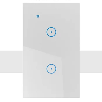 

Smart Home Touch Switch Panel Wifi Mobile Phone Remote Control Voice Control Smart WIFI Switch Panel Wall Light Switch Starter