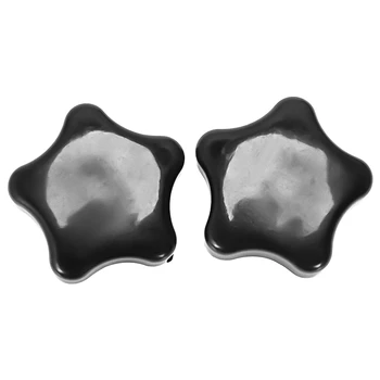 

Black Gold Plastic M8 8mm Thread Stars Shape Head Wrench Button Nuts 2pcs