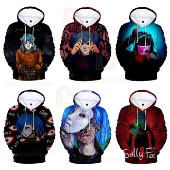 

2019 New 3d Sally Hoodies Men Women Hoody Winter Warm Face Hoodie Boy/Girls Polluvers Game Coat DropShipping