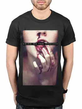 

Official Bring Me The Horizon The Horizon Blood NEW Graphic T-Shirt Band Metal New Men'S Fashion Short-Sleeve T Shirt Mens