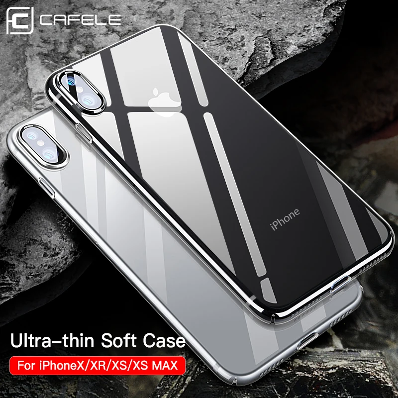 

Cafele Ultra-Soft Druable Skin-Friendly TPU Phone Case for IPhone X Xs XR Xs MAX Case Crystal Clear TPU Phone Cover Case