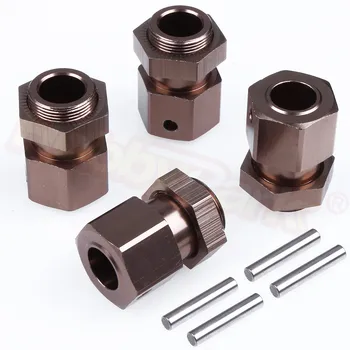 

4PCS Aluminum 22mm Wheel Mount + Nut + Shaft(Rear) 50025 For HSP 1/5th 4WD Gasoline Power R/C Off -Road Buggy 94054S Spare Parts