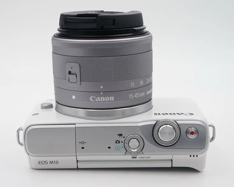 Используется Canon EOS M10 беззеркальная камера комплект с 15 45 мм стабилизация
