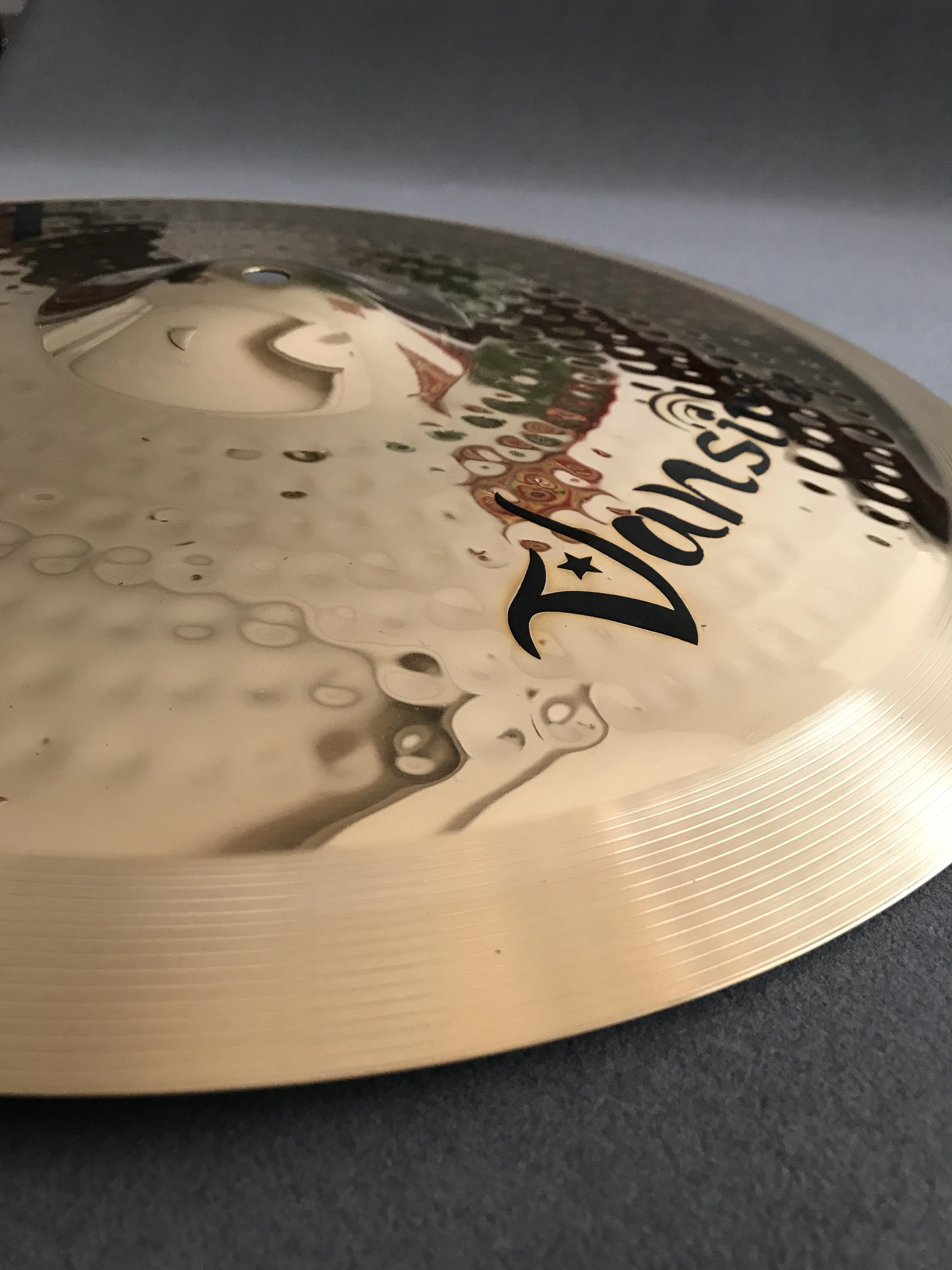 Vansir 14" 16" 18" 20" 5 Pcs BRX Series Brass Practice Cymbals Professional Cymbal Sets Yellow Gold