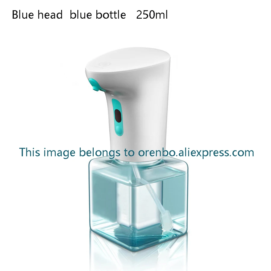 Blue blue 250ml Xiaom эко-система бренд Lebath Авто индукционный пенопласт мыло диспенсер ручная шайба портативная бутылка для мыла AA батарея 250/450 мл емкость - Цвет: Blue blue 250ml
