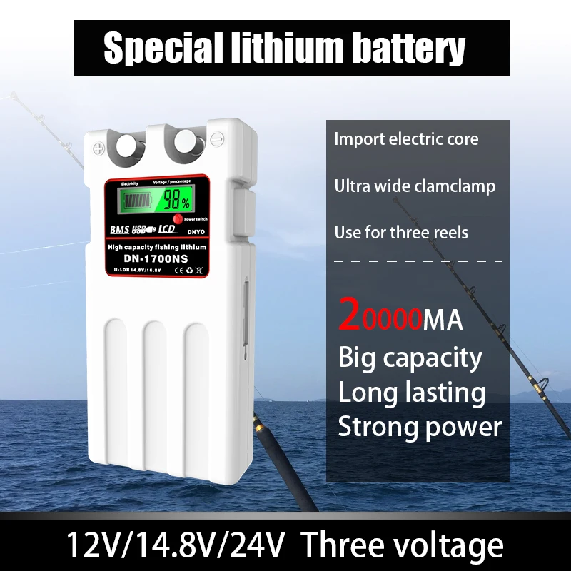 14.8v 12800mah High Quality Large Capacity Electric Take-up Reels Lithium  Battery For Boat Light Sea Fishing Power Bag Straps - Rechargeable  Batteries - AliExpress