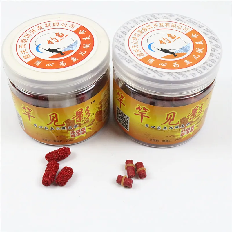 

Direct Selling Rod jian ying Fish Food Black Pit Small Grass Carp Crucian Carp Hairband Granule Dates Sesameball Fishing Gear Wh