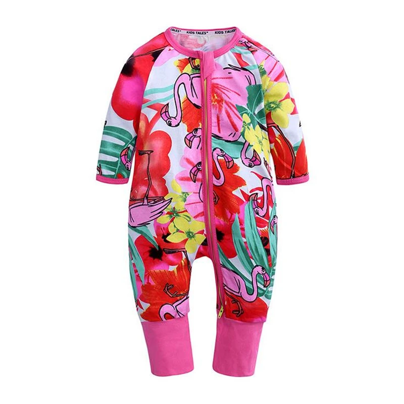 Bunvel возраст От 3 месяцев до 3 лет, летняя детская одежда на молнии Комбинезоны с длинными рукавами для новорожденных детей, маленьких девочек костюм для подвижных игр для мальчика Ползунки Одежда для новорожденных