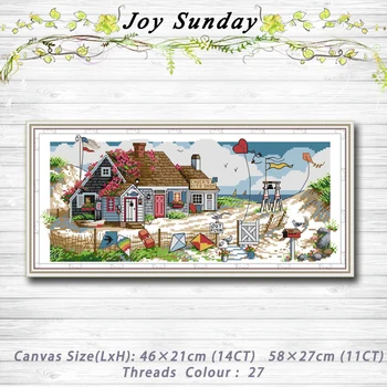 

The home of love scenery Counted Cross Stitch 11CT 14CT Cross Stitch Kits Embroidery Needlework Home decor