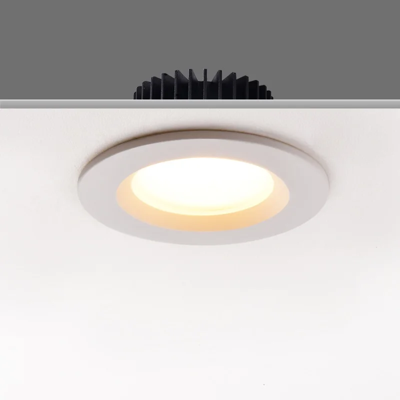 

LukLoy Embedded Down Light Bedroom Mural Lighting Recessed Spot Lights Honeycomb anti-glare Downlight Foyer Uniform Illumination