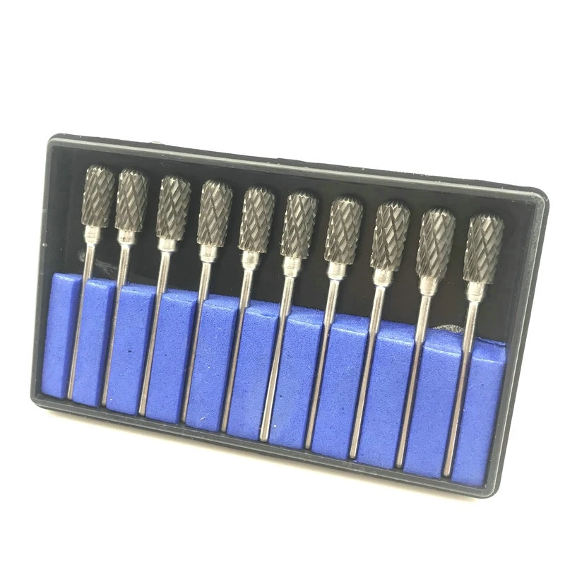 10pcs/1set Dental Carbide Burs Dental Med Lab Bur Drill Tungsten Steel